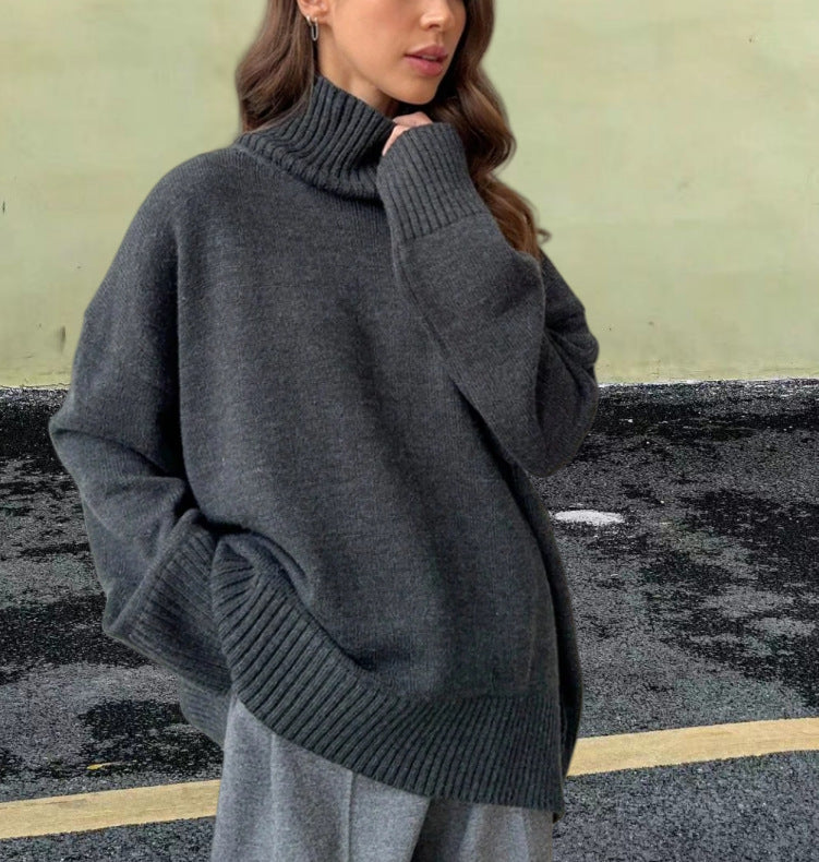 Autumn And Winter Loose Thermal Turtleneck Sweater