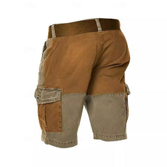 Men's Cotton Casual Three-dimensional Pocket Overalls