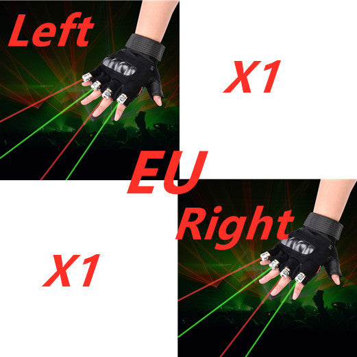 Stage Show  Red Green Laser Gloves