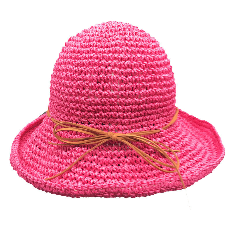 Women's Fresh Hand-woven Japanese Foldable Straw Hat