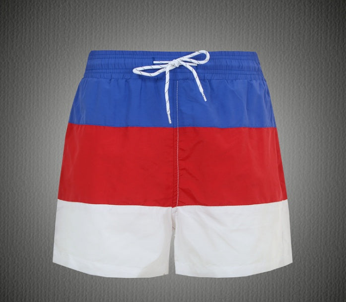 Color matching casual shorts