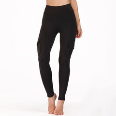 Net Red Pocket Fitness Pants Women Stretch Tight Sexy Sports Pants