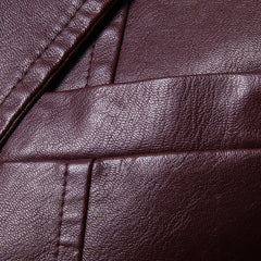 Korean Fashion Leather PU Motorcycle Men