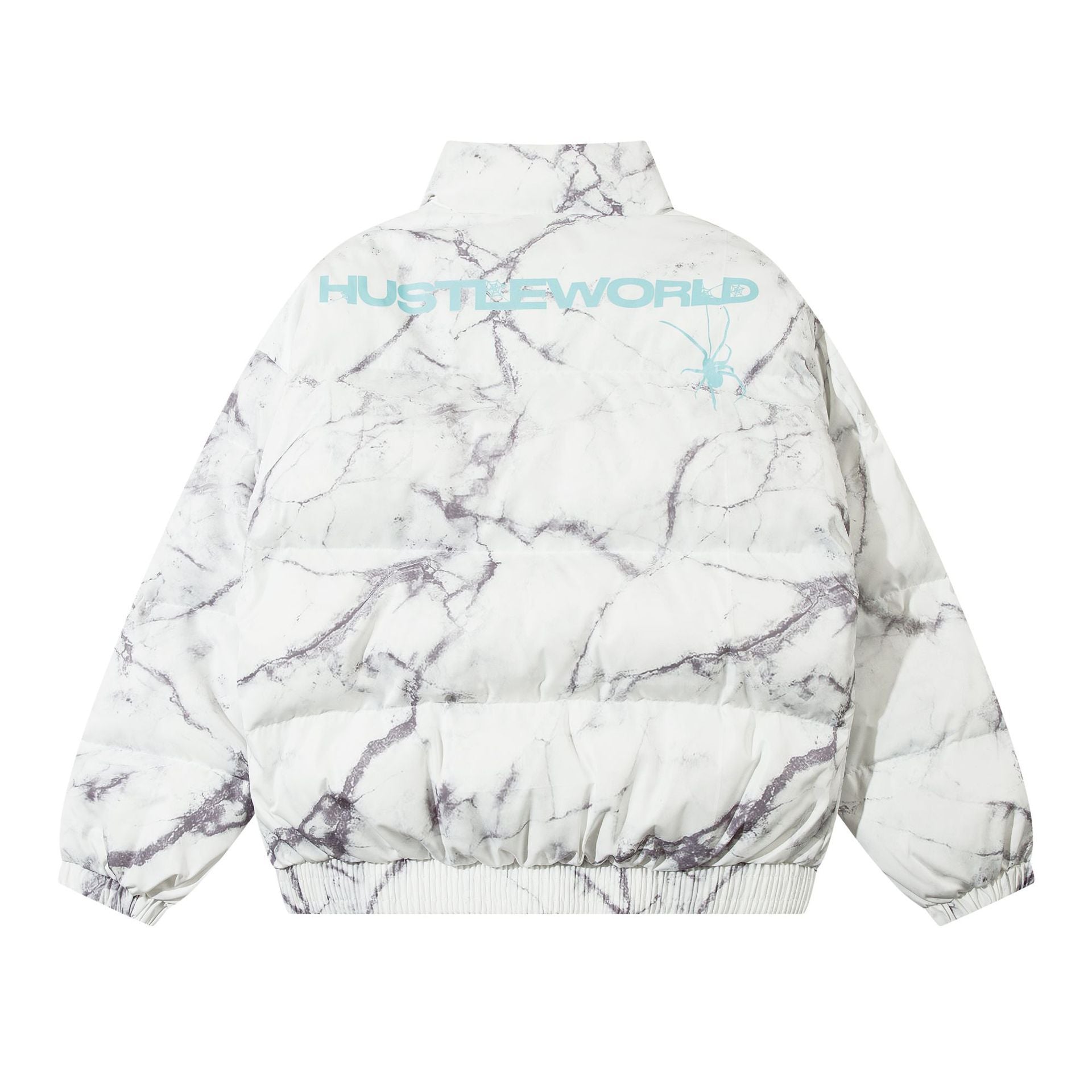 Printed Loose Cotton Jacket Men's And Women's Hip Hop Couple Coat