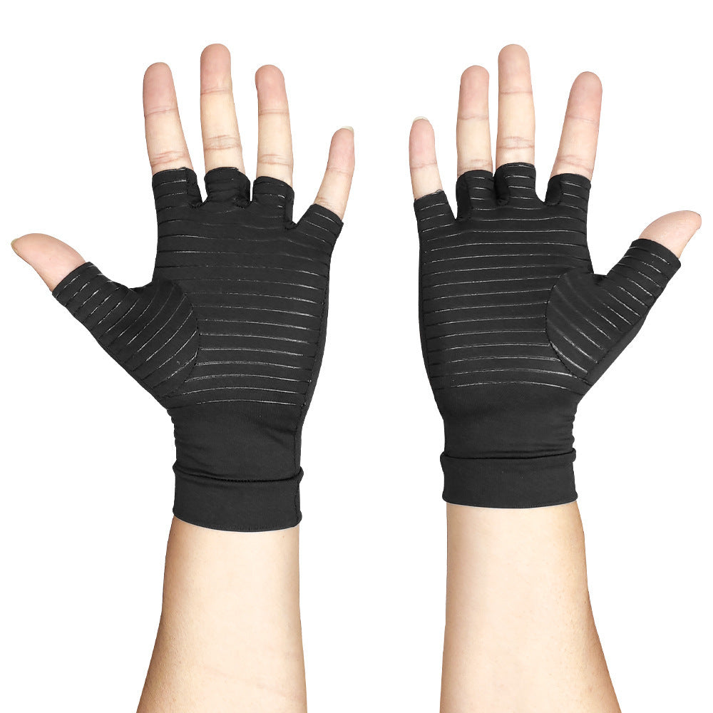 Half finger riding pressure gloves