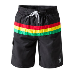 Home casual pants striped printed beach pants