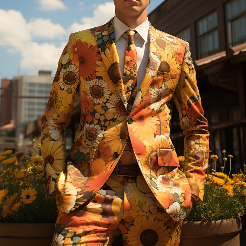 Fashion Personality New Men's Cool Suit