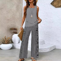Shirt Trousers Loose Solid Color Casual Suit