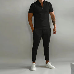 Summer Popular Men's Slim Casual Sports Suit