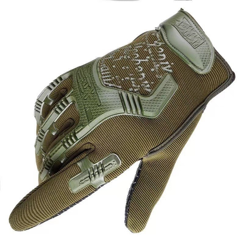 Army Fan Seal Tactical Cool Motorcycle Motorcycle Full Finger Non-slip Gloves