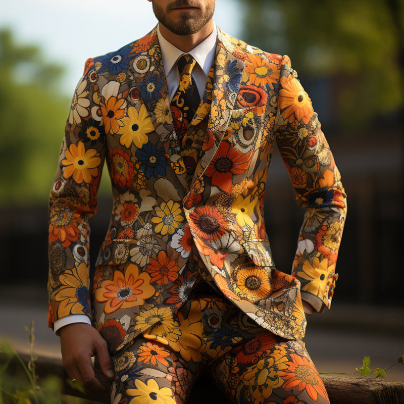 Fashion Personality New Men's Cool Suit