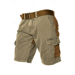 Men's Cotton Casual Three-dimensional Pocket Overalls