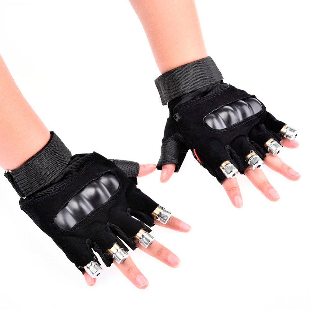 Stage Show  Red Green Laser Gloves