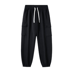 Spring And Autumn Loose Men's Sports Knitted Cotton Casual Trousers