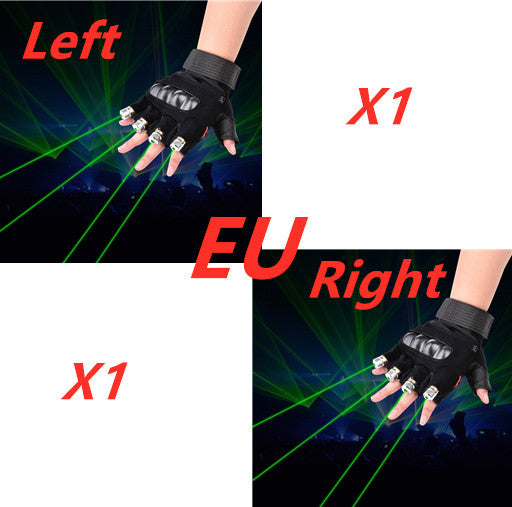 Stage Show  Red Green Laser Gloves