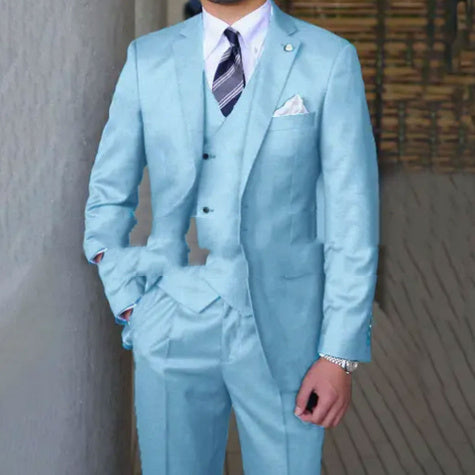 Men's Fashion Casual Slim Suit Three Pieces