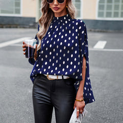 Women's Autumn Temperament Commute Design Sense Long Sleeve Tops Shirt