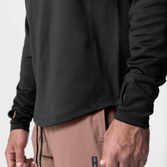 Men's Outdoor Sports Spring, Autumn And Winter Fitness Half Zipper Hooded Jacket Loose Sweater