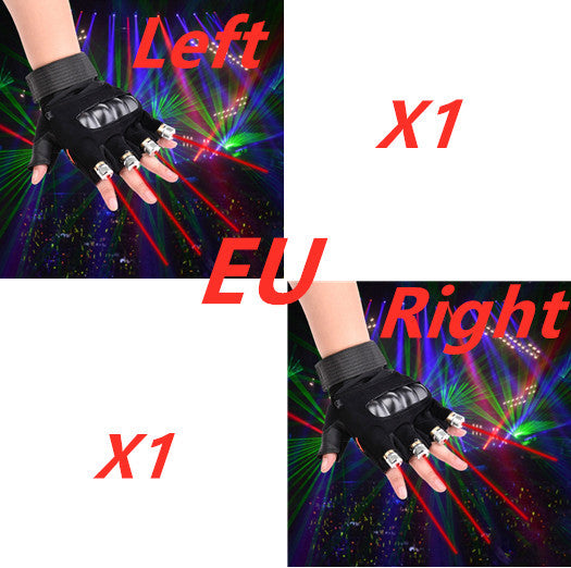 Stage Show  Red Green Laser Gloves
