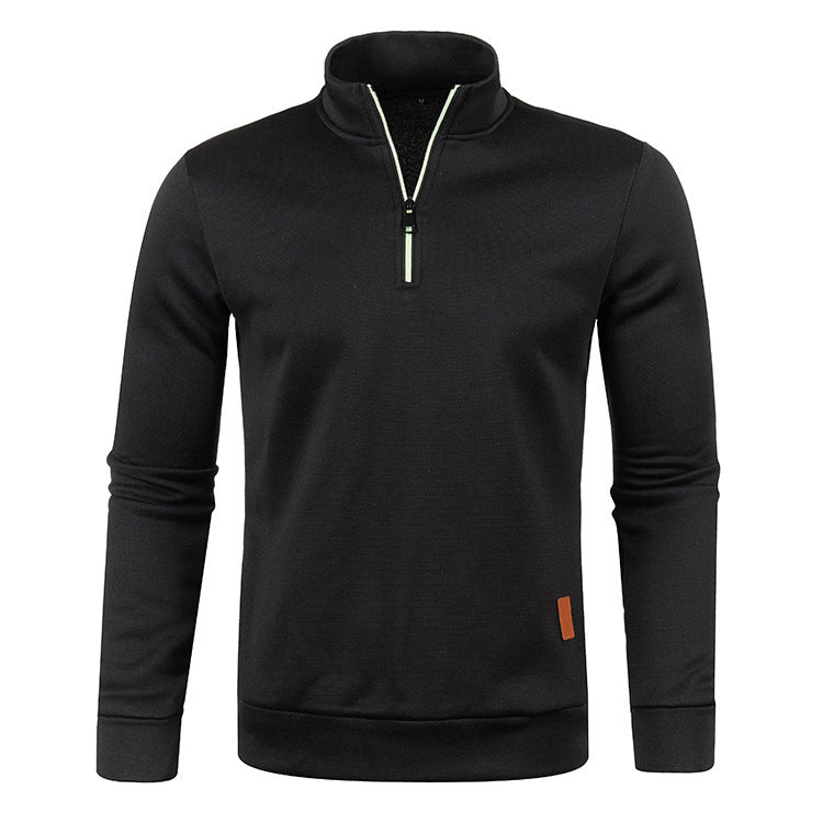 Autumn And Winter Men's Zippered Sweater