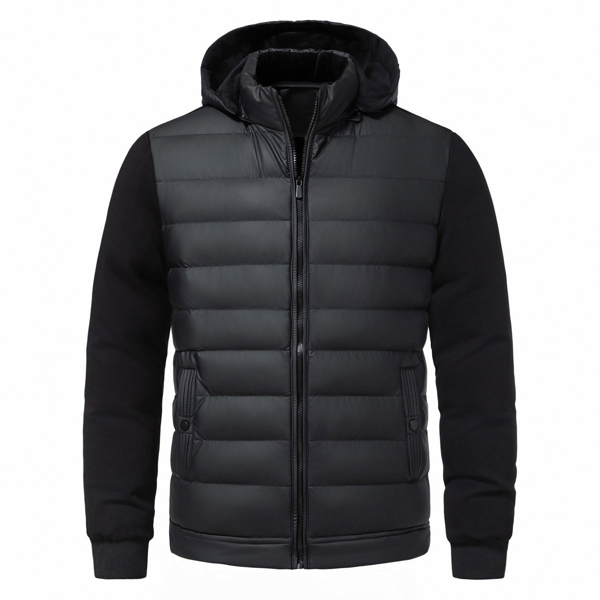 Winter New Men's Loose All-matching Casual Hooded Coat