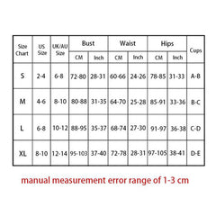 Split Printed Swimwear For Women With Sexy Chest Pads