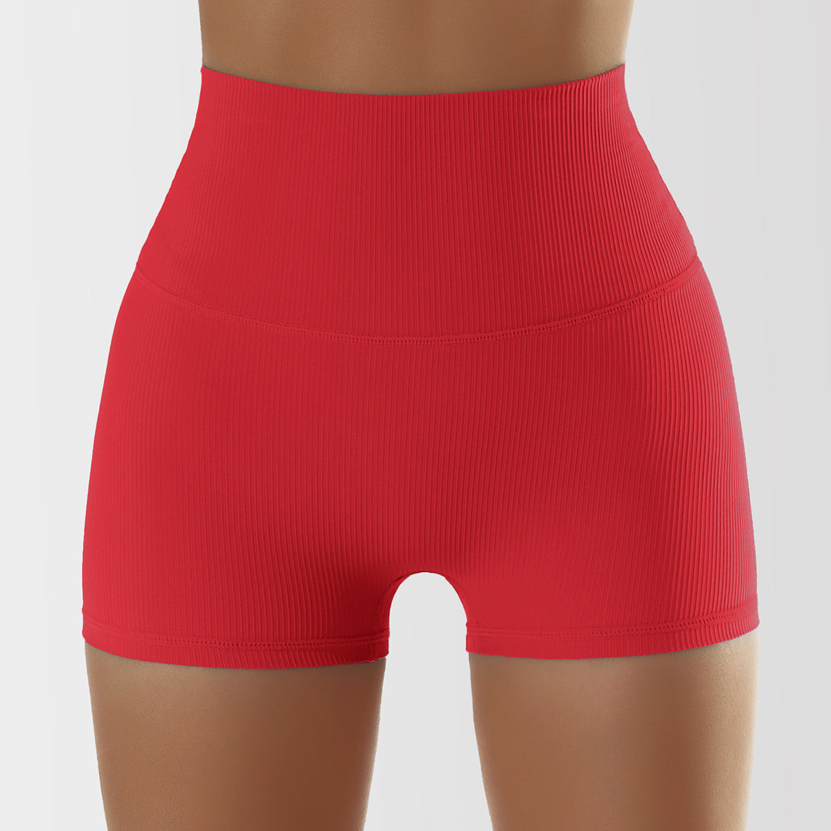 High Waist Abdominal Fitness Tight Shorts