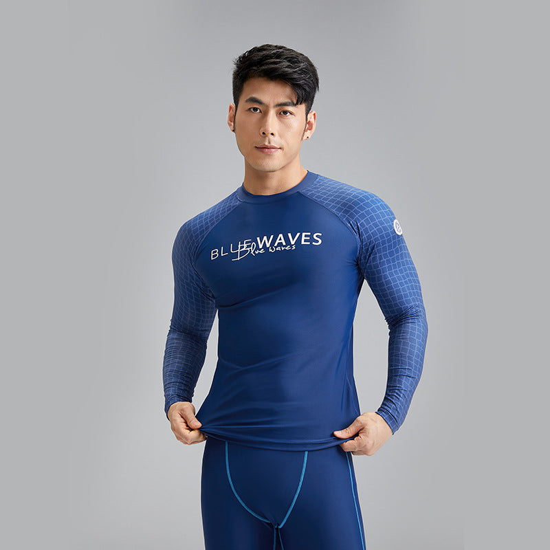 Men's Split Slim-fit Chlorine-resistant Quick-drying Breathable Swimsuit