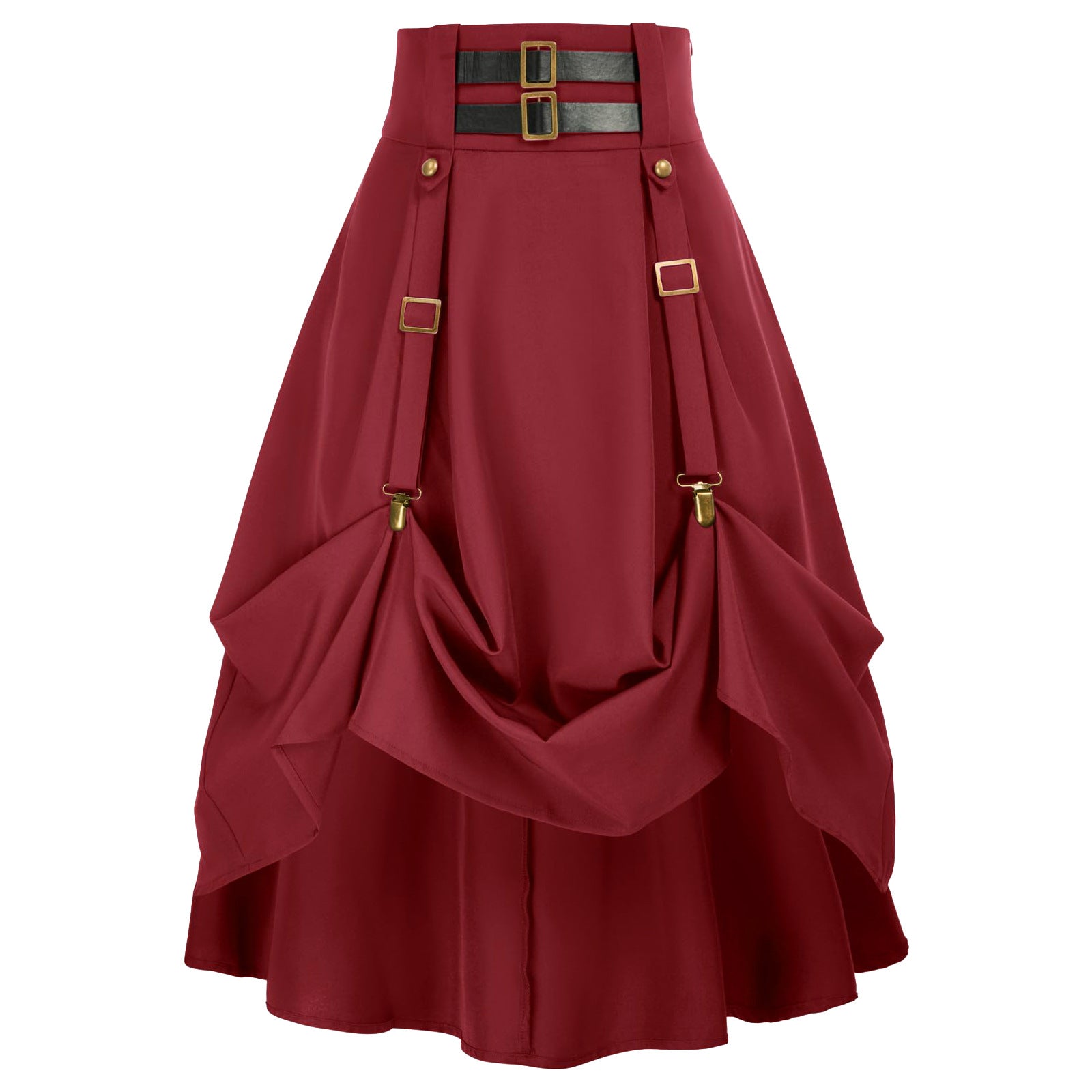 Medieval Costume Women's Steambeer Festival Punk Skirt