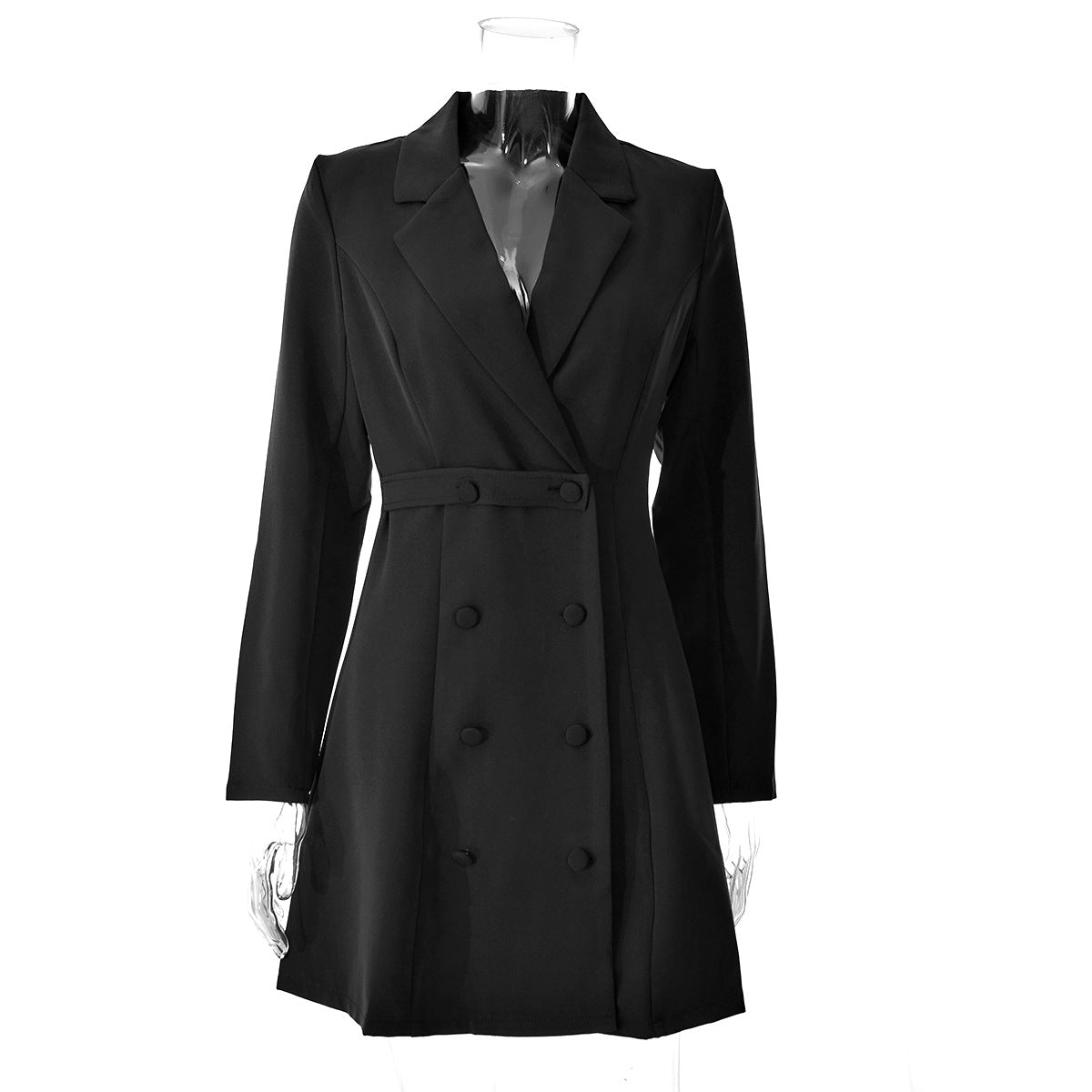 Long Sleeve Suit Female A- Line Dress