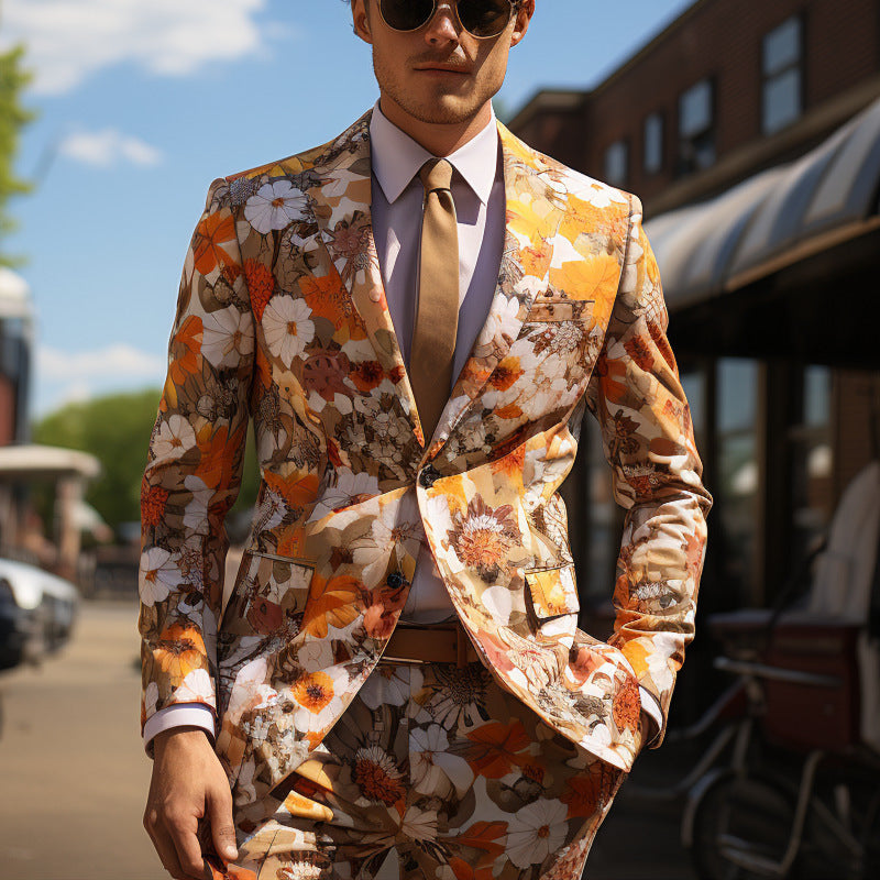Fashion Personality New Men's Cool Suit