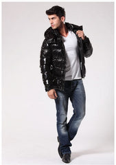 Down Short Men And Women Couples Thick Warm Jacket