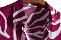 Summer New Plus Size Men's Casual Fashion Short Sleeve Shirt