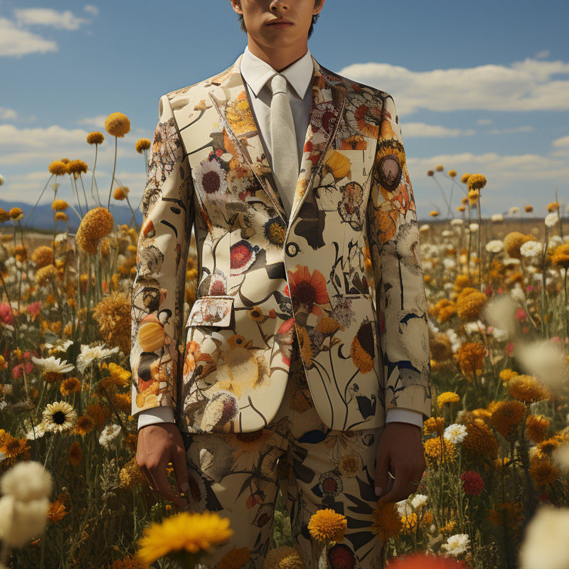 Fashion Personality New Men's Cool Suit