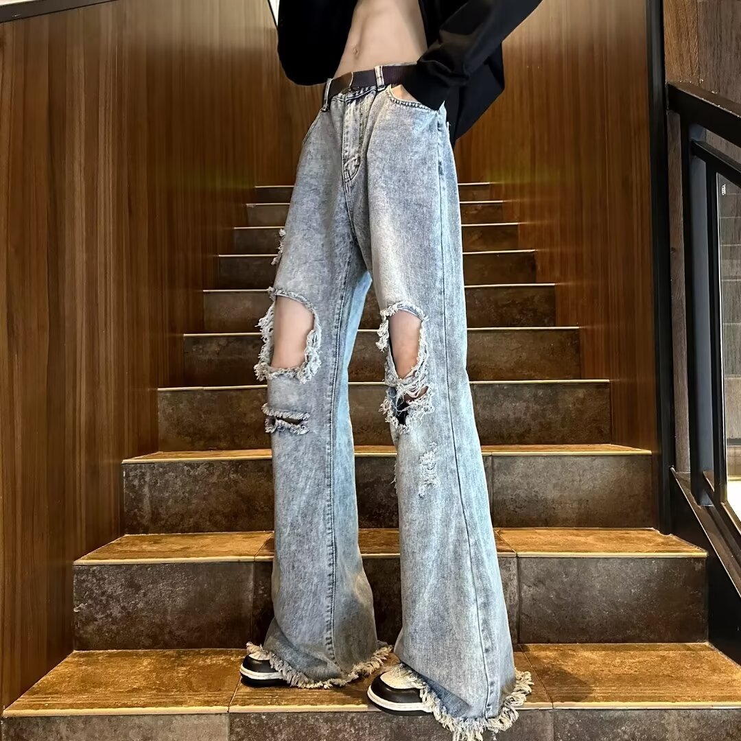 Niche High Street Loose All-match Wide Leg Pants
