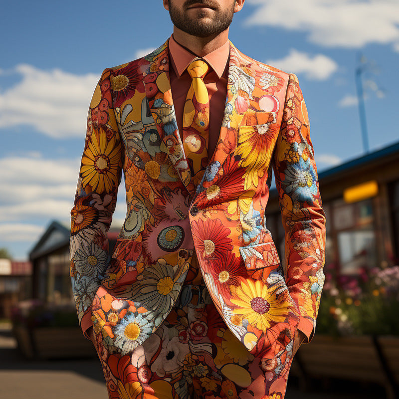 Fashion Personality New Men's Cool Suit