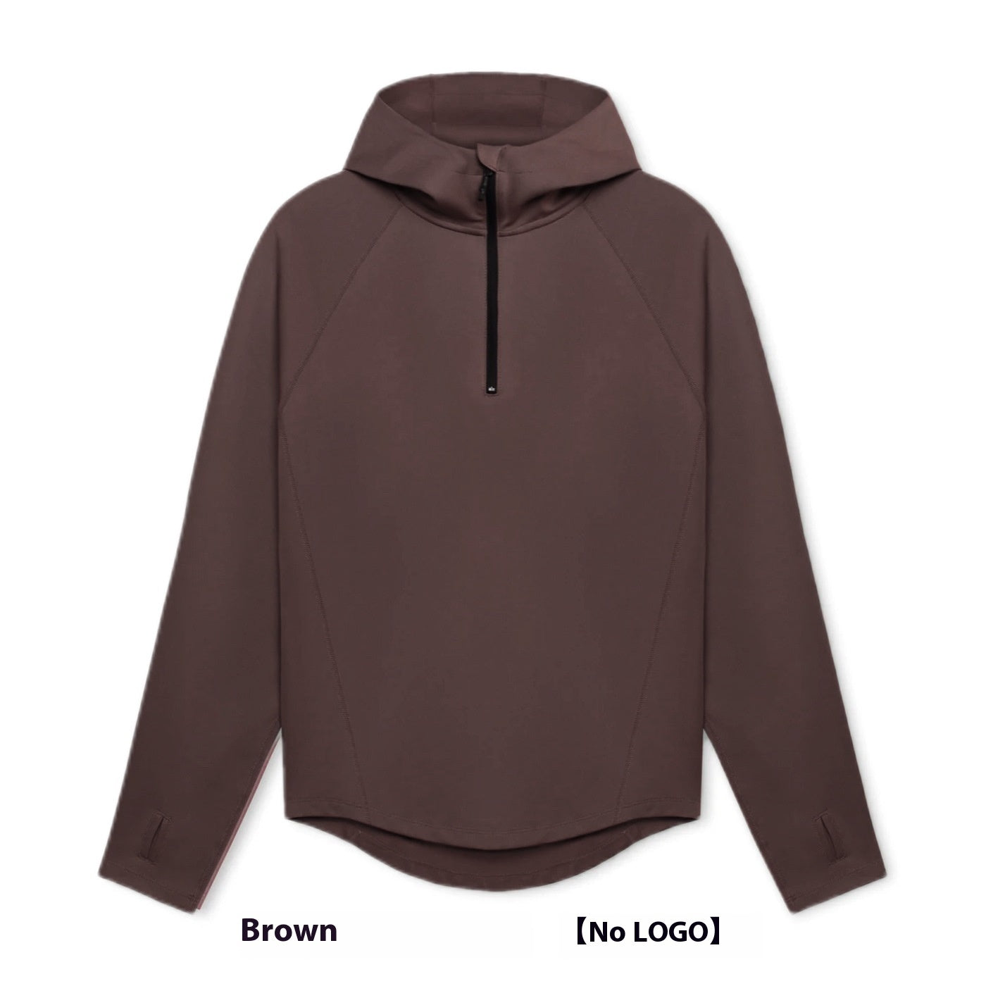 Men's Outdoor Sports Spring, Autumn And Winter Fitness Half Zipper Hooded Jacket Loose Sweater