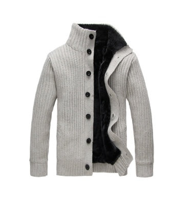 Sweater Men Coats Winter Warm Shirt Thick Jacket
