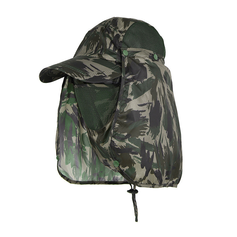 Bicycle Riding Headgear Men And Women Anti-UV Outdoor Visor Mountaineering Hat Fisherman Hat Fishing Breathable