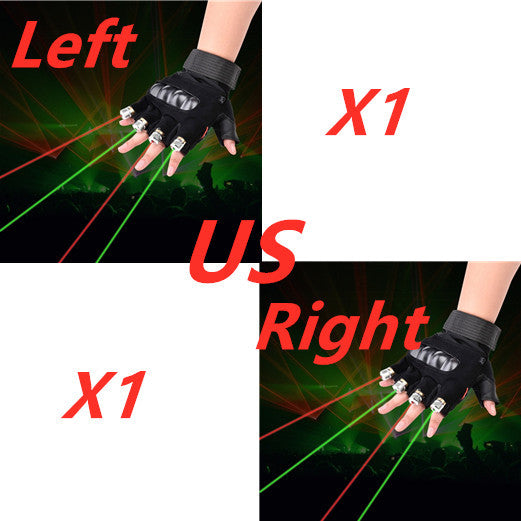 Stage Show  Red Green Laser Gloves