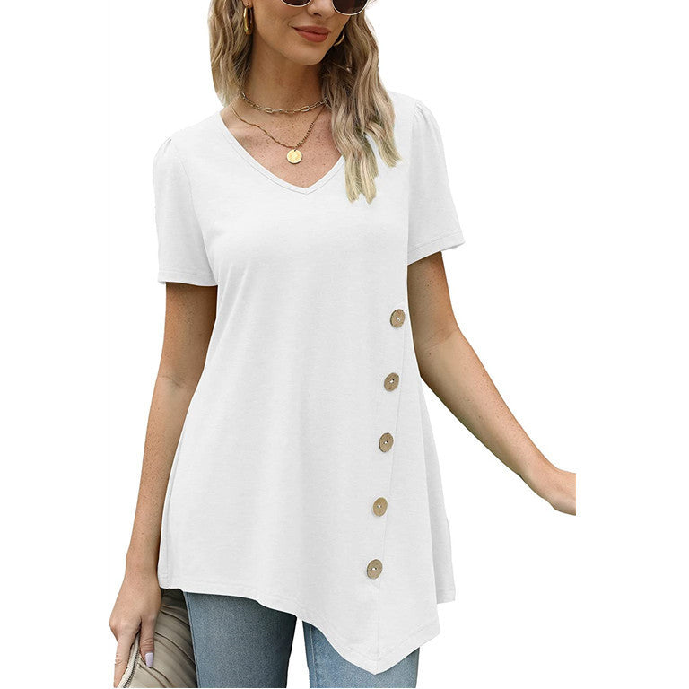 Fashion Loose Casual Short Sleeve