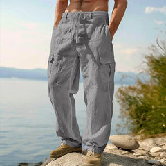 Men's Four Seasons Thin Loose Casual Wide-leg Pants