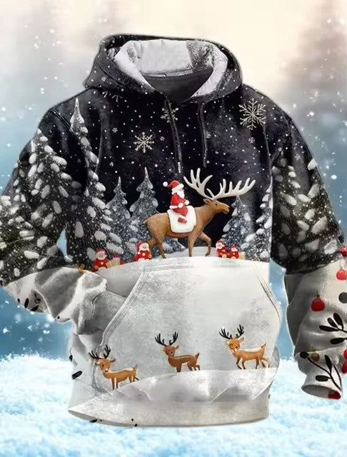 New Fashion 3D Digital Printing Hoodie