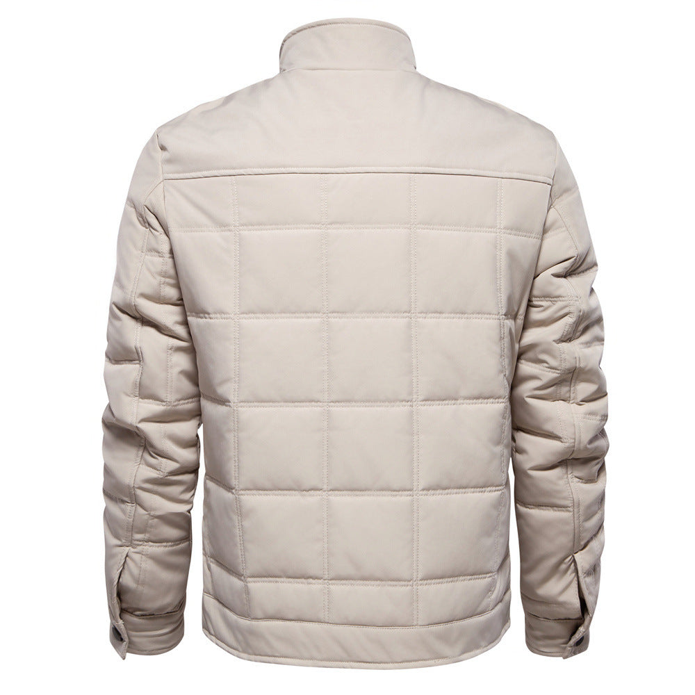 Autumn And Winter New Stand Collar Coat Men's Casual Fashionable Jacket